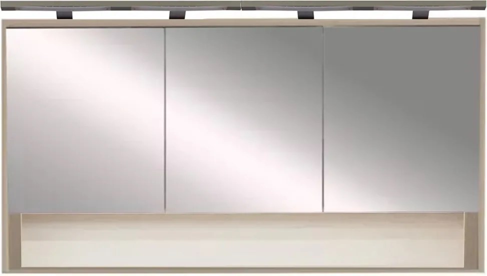 Luna 120 felső tükrös szekrény, Sonoma tölgy