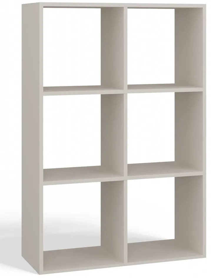 Malax 2x3 polc, 110x75x30 cm, kasmír