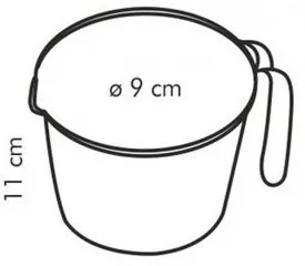 Tescoma DELÍCIA Mérőedény tölcsérrel 0,5 l, 0,5 l