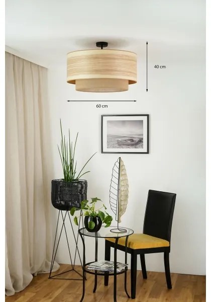 Brilagi - Montana Boho mennyezeti lámpa 1xE27/15W/230V, 60 cm, barna