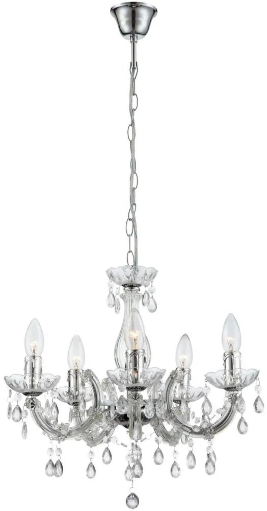 Globo 63116-5 - Csillár láncon CUIMBRA 5xE14/40W/230V