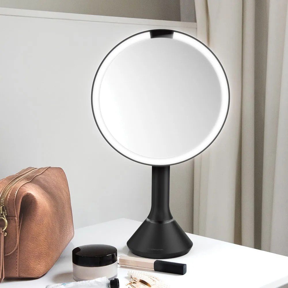 Kozmetikai tükör világítással-nagyítós (ötszörös) ø 20 cm Sensor – simplehuman