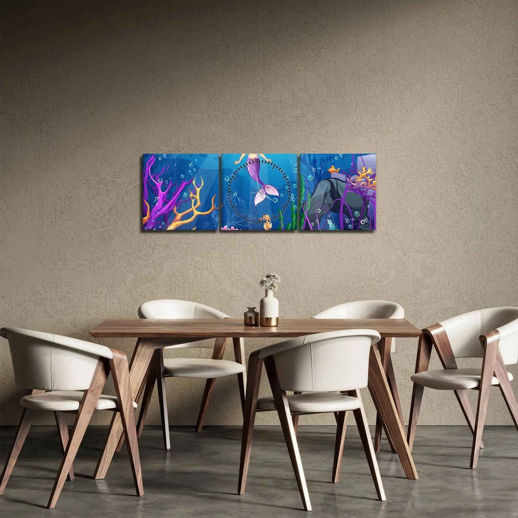 Kép - Vízi tündér (órával) (90x30 cm)
