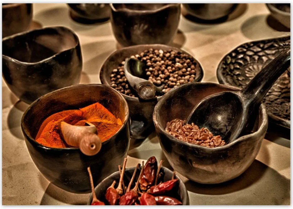 Poszterek 100x70 A világ fűszerei