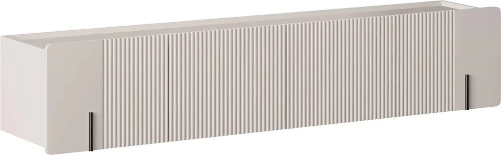 Malmi fali TV szekrény 200 cm - kasmír / fekete