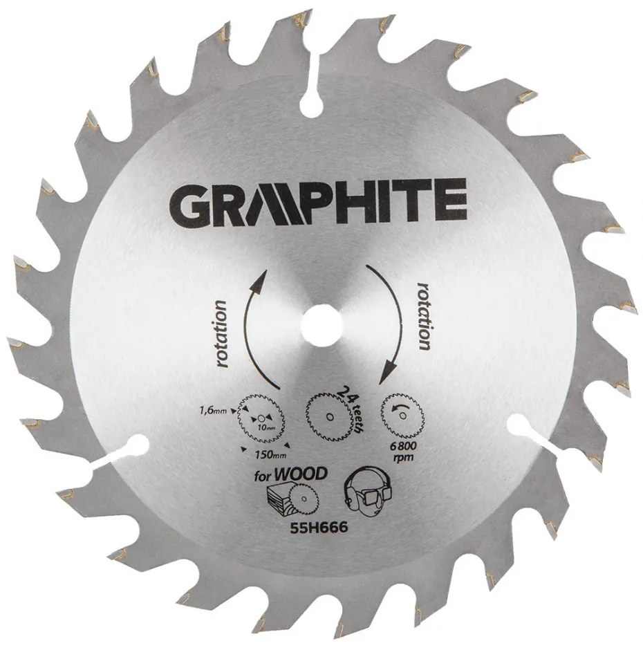 KŐRFŰRÉSZLAP 150*10MM 58G008-HOZ GRAPHITE