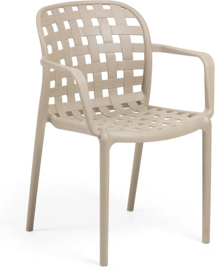 Onha bézs kerti szék acél lábakkal - La Forma