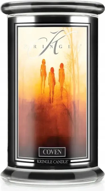 Coven Kringle Candle nagy, kétkanócos gyertya (624g) Halloween széria