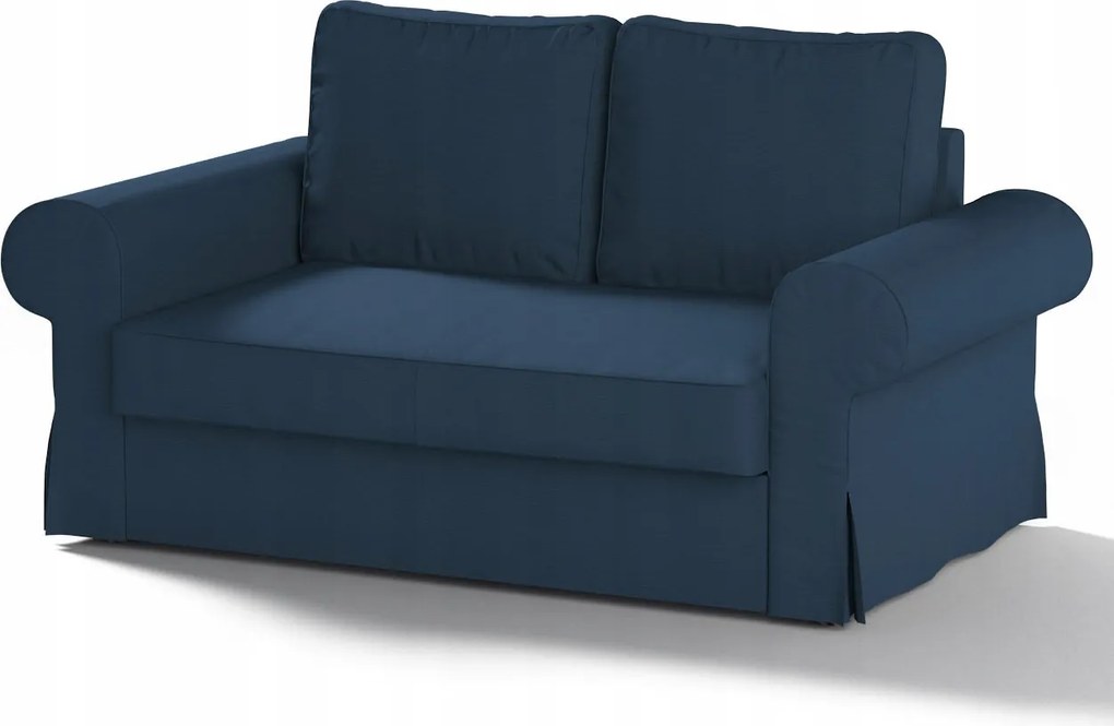 Dekoria Backabro 2 személyes kinyitható kanapé huzat Ikea kék