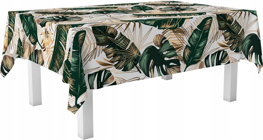 Abrosz Dekoratív 140X240 Minta Fehér Levelek