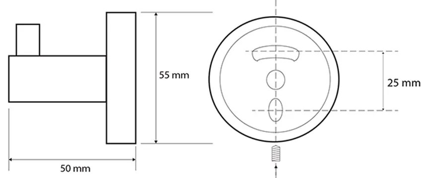 SAPHO XB200 X-Round Black kampó, fekete