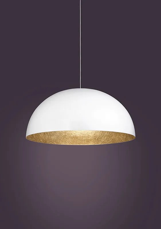 SIGMA LIGHTING 30127 SFERA Modern Függesztett Lámpa Fehér, Arany E27 IP20