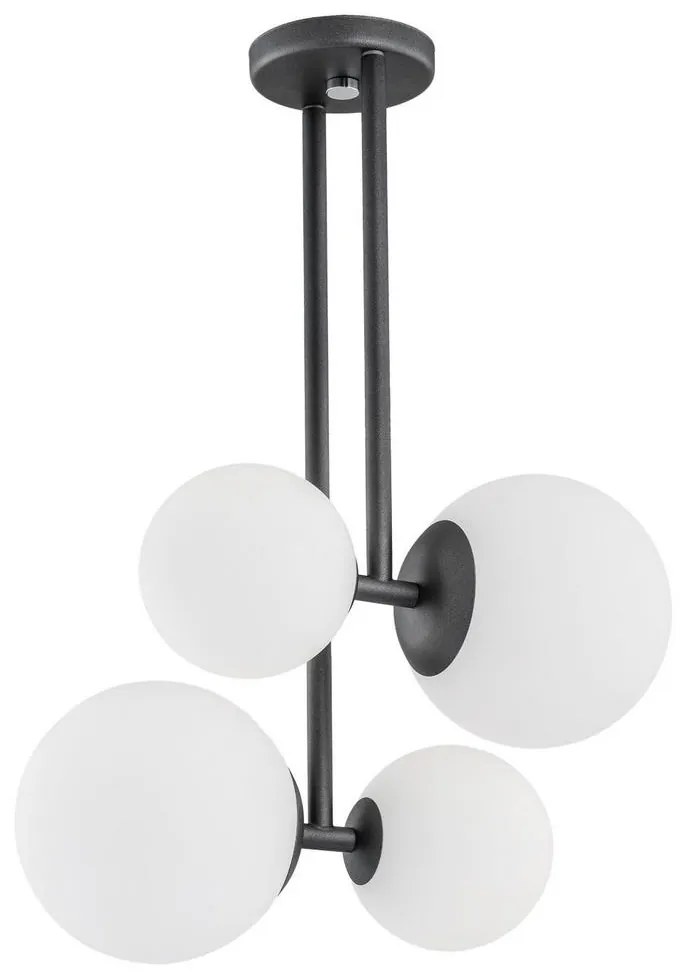 Argon 1645 - Csillár rúdon ASPEN 4xE27/15W/230V antracit