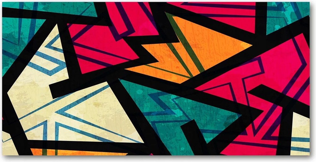 Konyhai panel Geometrikus háttér 140x70 cm Ragasztó