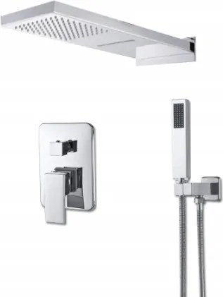 Zuhanyszett Falsík Alatti Vízesés Króm