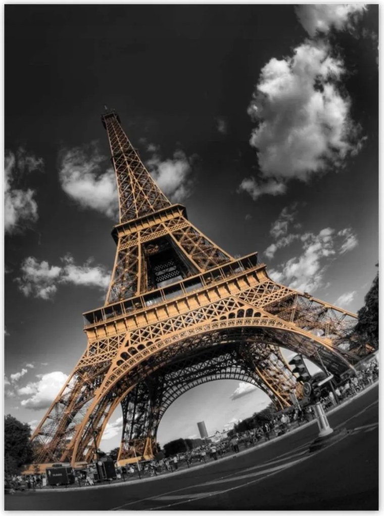 Poszterek 100x135 Arany Eiffel-torony