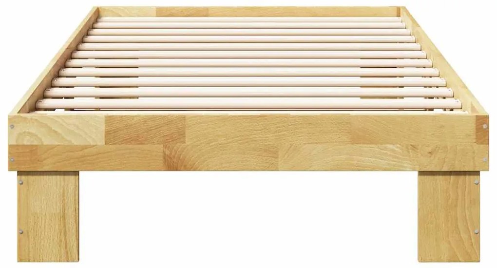 tömör tölgyfa ágykeret matrac nélkül 90x190 cm