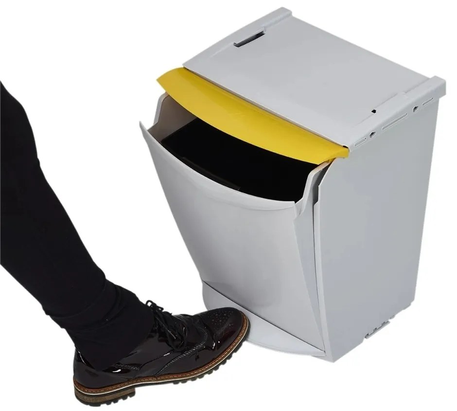 Denox Ekosystem Szelektív hulladékgyűjtő szemetes25 l, zöld - üveg