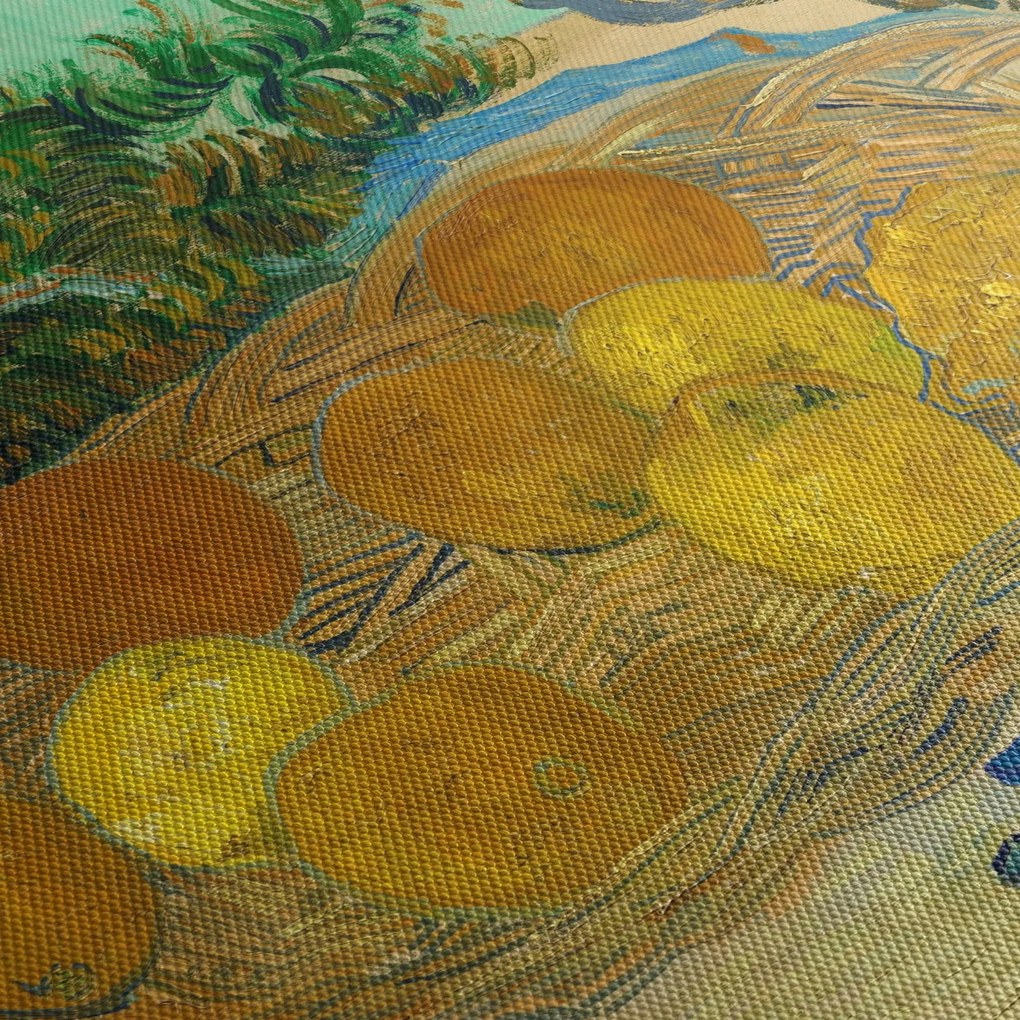 Kép - Vincent van Gogh, Still Life of  Oranges and Lemons with  Blue Gloves, reprodukciók (70x50 cm)