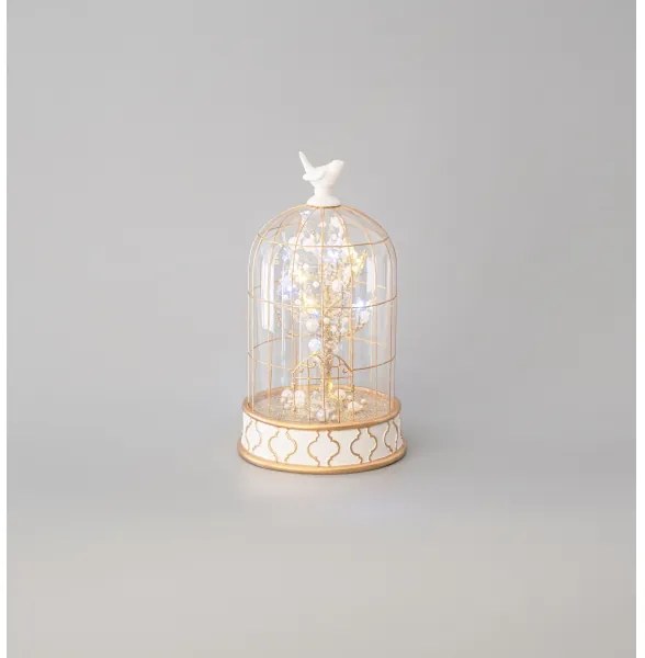 LED karácsonyi dekoráció 12xLED/3xAAA meleg fehér