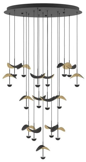 Eglo 390341 - LED Dimmelhető csillár zsinóron DRACERA 17xLED/2,3W/230V átm. 78 cm