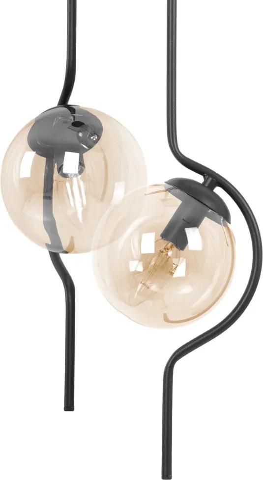 KAJA K-5337 VELA Sárga Színű Függeszték 2xE14 10W IP20