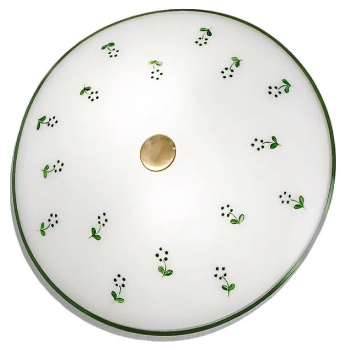 Kolarz 731.U12.4.21 - Mennyezeti lámpa NONNA 2xE14/60W/230V átm. 30 cm zöld