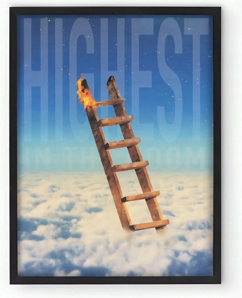 Poszter keretben Travis Scott Highest In The Room 30x40 cm Ajándék ötlet