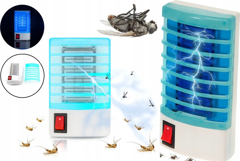 Uv Rovarölő Lámpa Legyek Gyümölcsök Szúnyogok Darazsak Poszméhek Érintkezés 230V