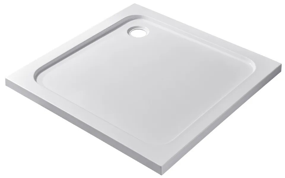 Modena Slim szögletes alacsony akril zuhanytálca 100x100 cm