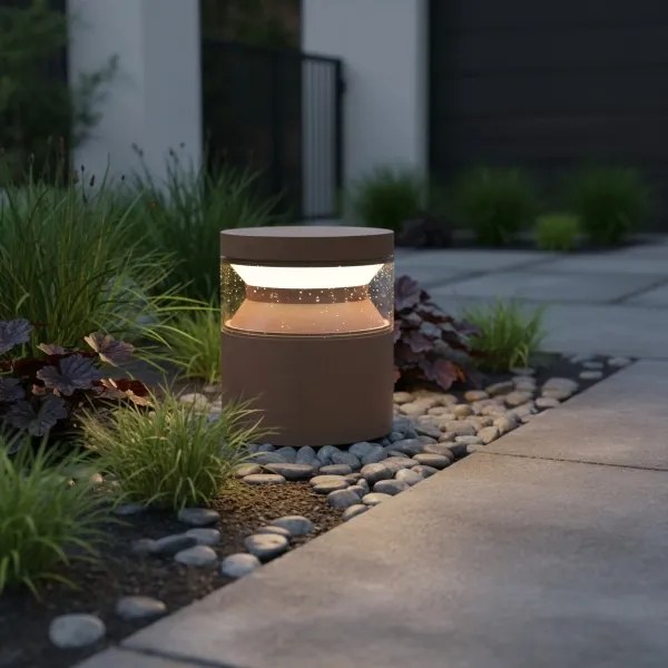 Ideal Lux - LED Kültéri lámpa BOEING LED/14W/230V 15 cm IP65 barna