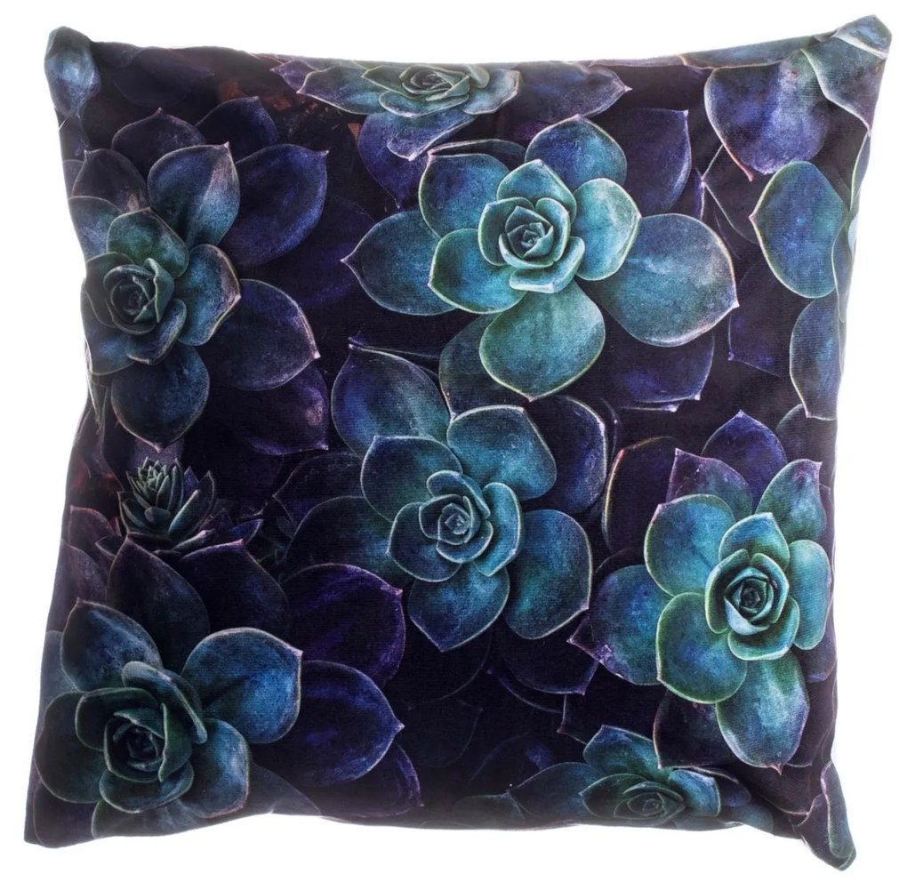 Dekoratív lepedő 45x45cm Grasse Dark Flowers TiaHome