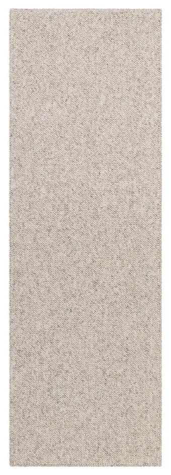 Szürke-krémszínű mosható futószőnyeg 80x240 cm Rocco Dark Cream – Elle Decoration