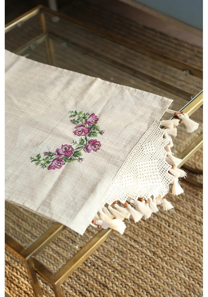 Pamut asztali futó 45x150 cm Cross – Oyo Concept