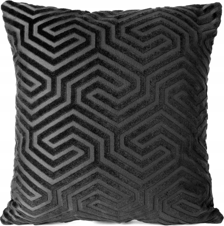 Dekoratív párnahuzat Inga 40x40 fekete