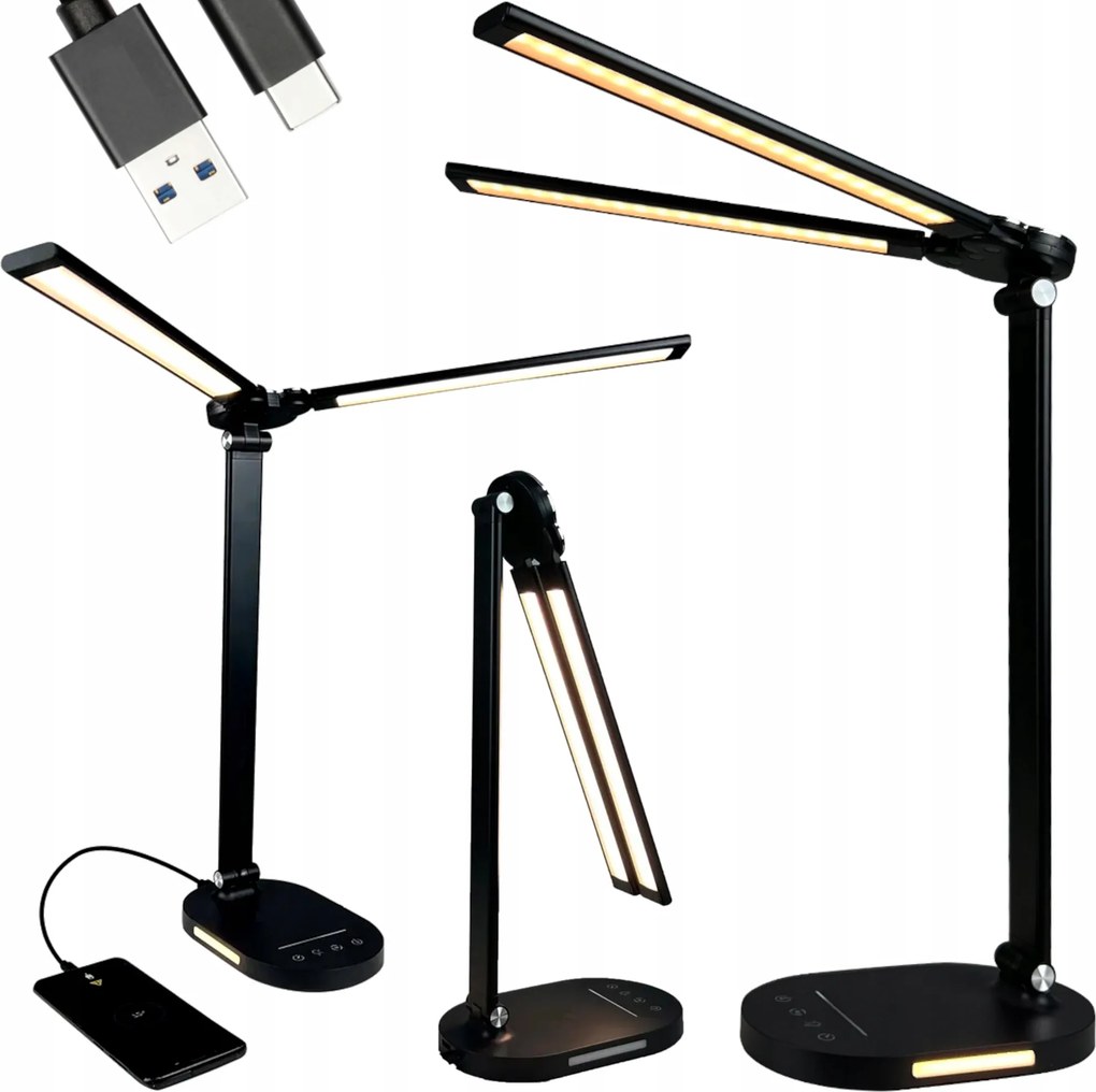 Led Asztali Lámpa Dupla Erős 8W Több színben Tompítható Kiváló minőség