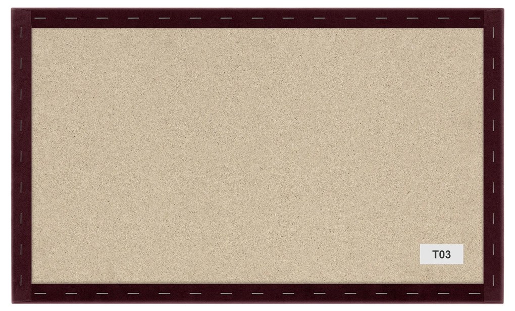 Kárpitozott panel - Téglalap - 50x40cm Szín: Fekete