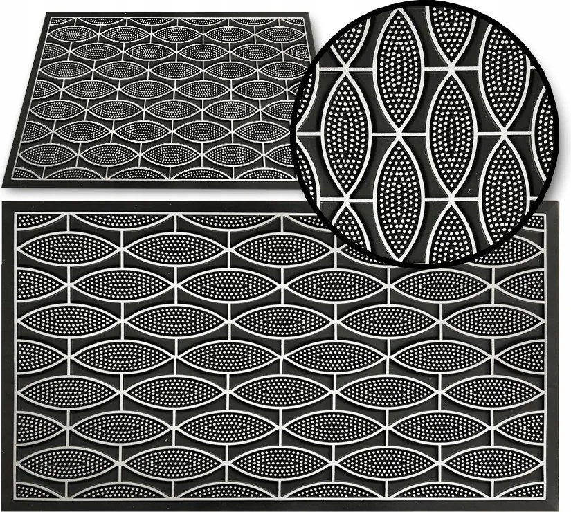 Lábtörlő Kültéri Szőnyeg Cipőajtó Alá Erős 45x70cm