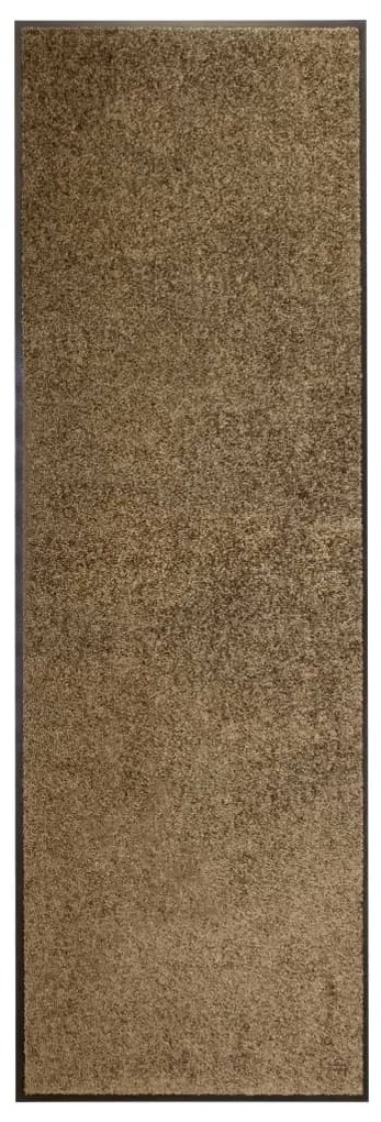vidaXL barna kimosható lábtörlő 60 x 180 cm