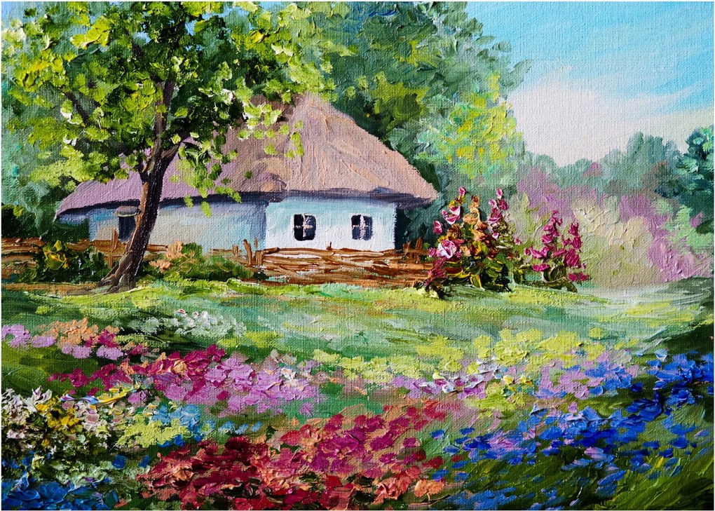Kép - Vendégház (70x50 cm)