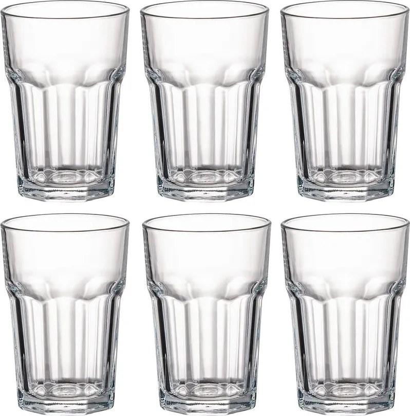 GIBRALTAR üvegpohár 300 ml, 6 db-os készlet