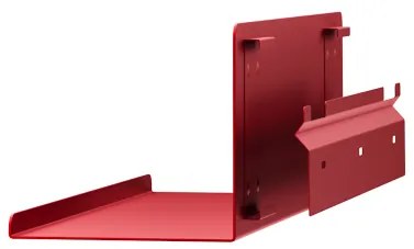 Fali polc JOANNE 400 mm, Modern: piros