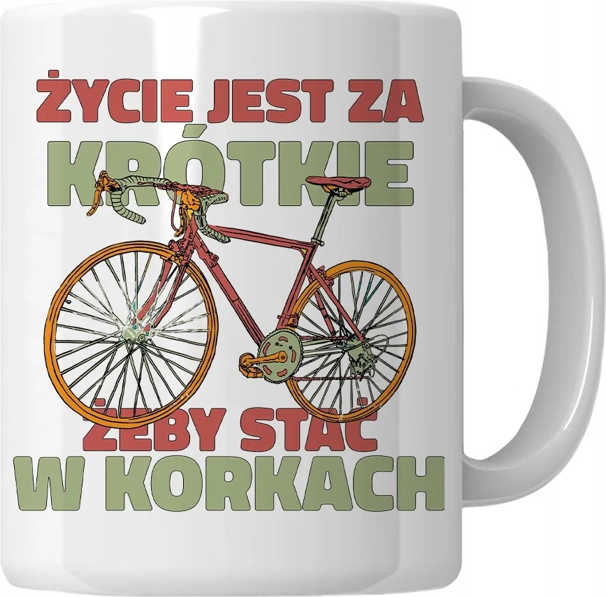 Bögre Dugók Élet Túl Rövid Ajándék Kerékpáros Ajándék