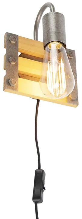 Ipari fali lámpa acélból - Paleta