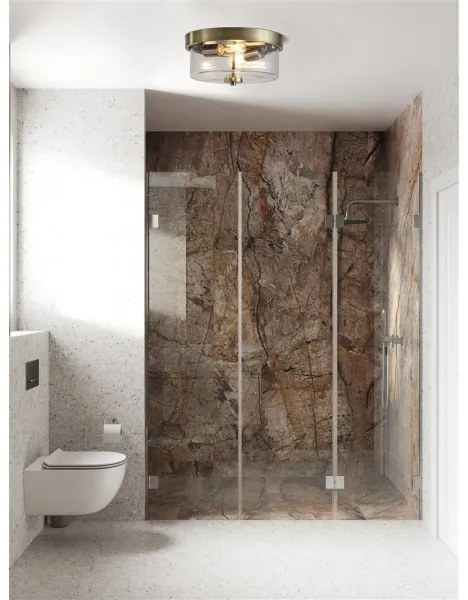 Searchlight 61321-6SB - Mennyezeti lámpatest EMPIRE 6xE14/60W/230V IP44