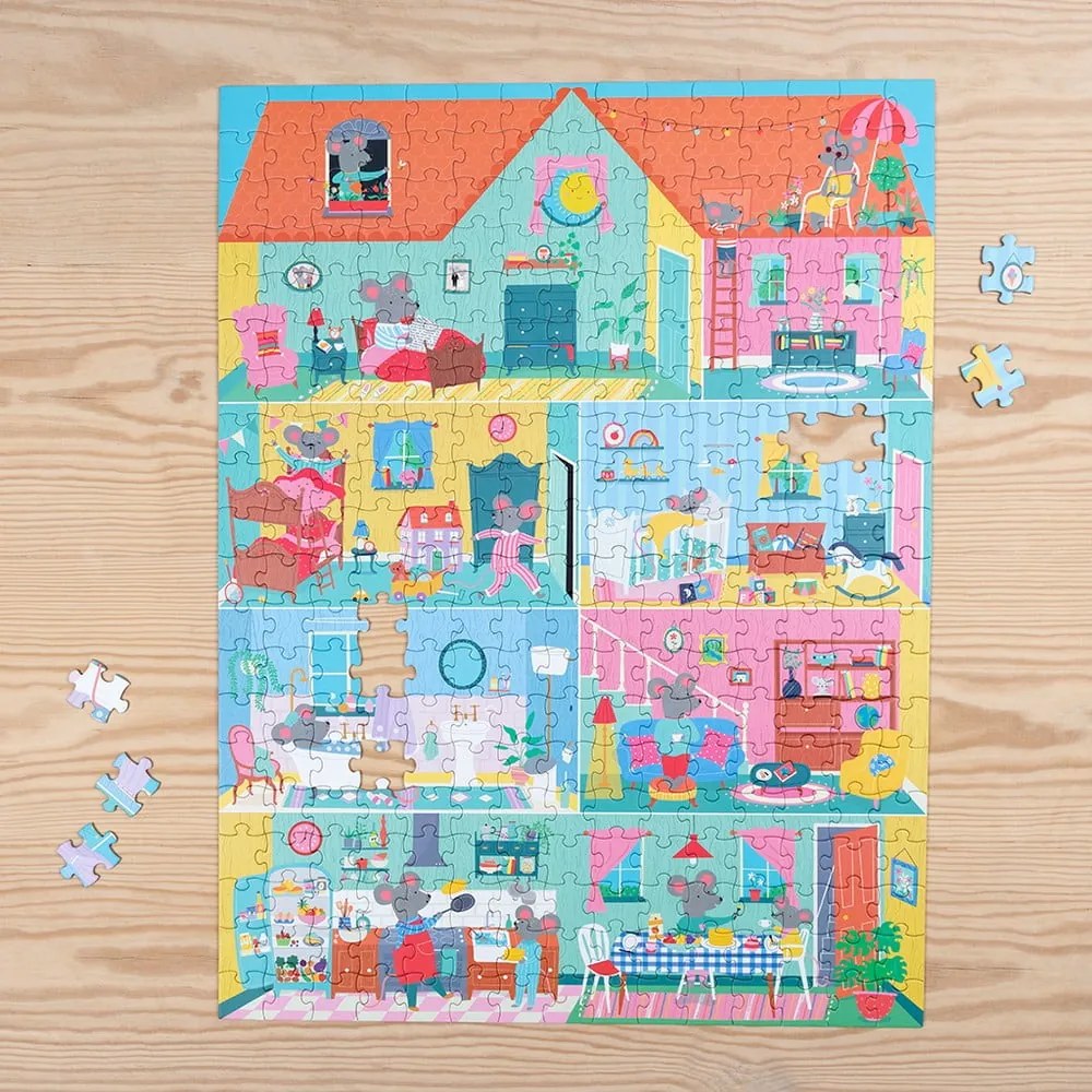 Puzzle (darabszám 300) Mouse in a House – Rex London