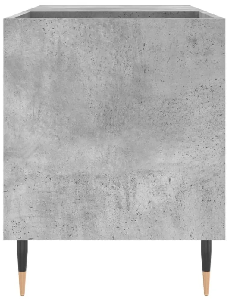 betonszürke szerelt fa hanglemezszekrény 85x38x48 cm