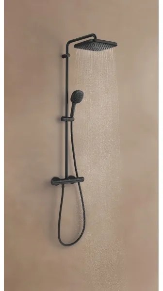 GROHE 266962431 - VITALIO COMFORT 250 zuhanyrendszer 250 × 250 mm fekete