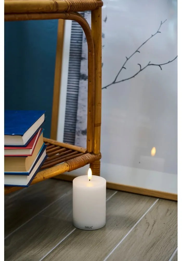 LED gyertya (magasság 10 cm) Sille Rechargeable – Sirius
