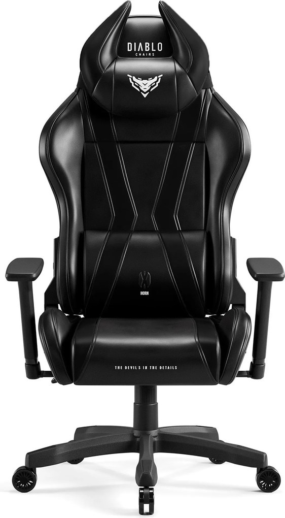 Gamer szék műbőr King Size, fekete: Diablo X-Horn 2.0